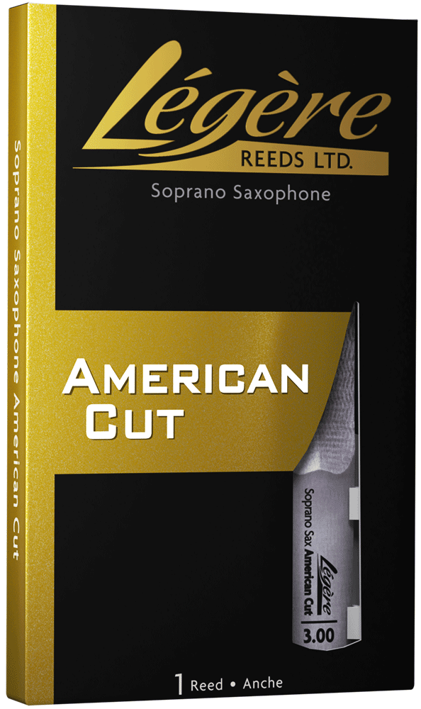 Legere Reeds American Cut Sorpano Saxophone Box Front